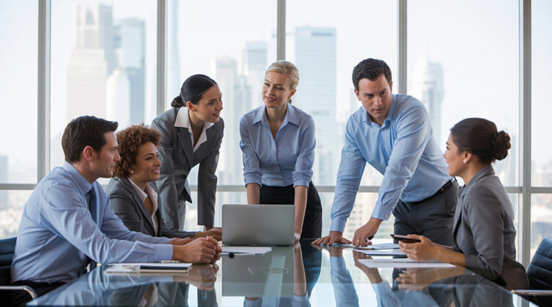 Falco Marketing business team meeting