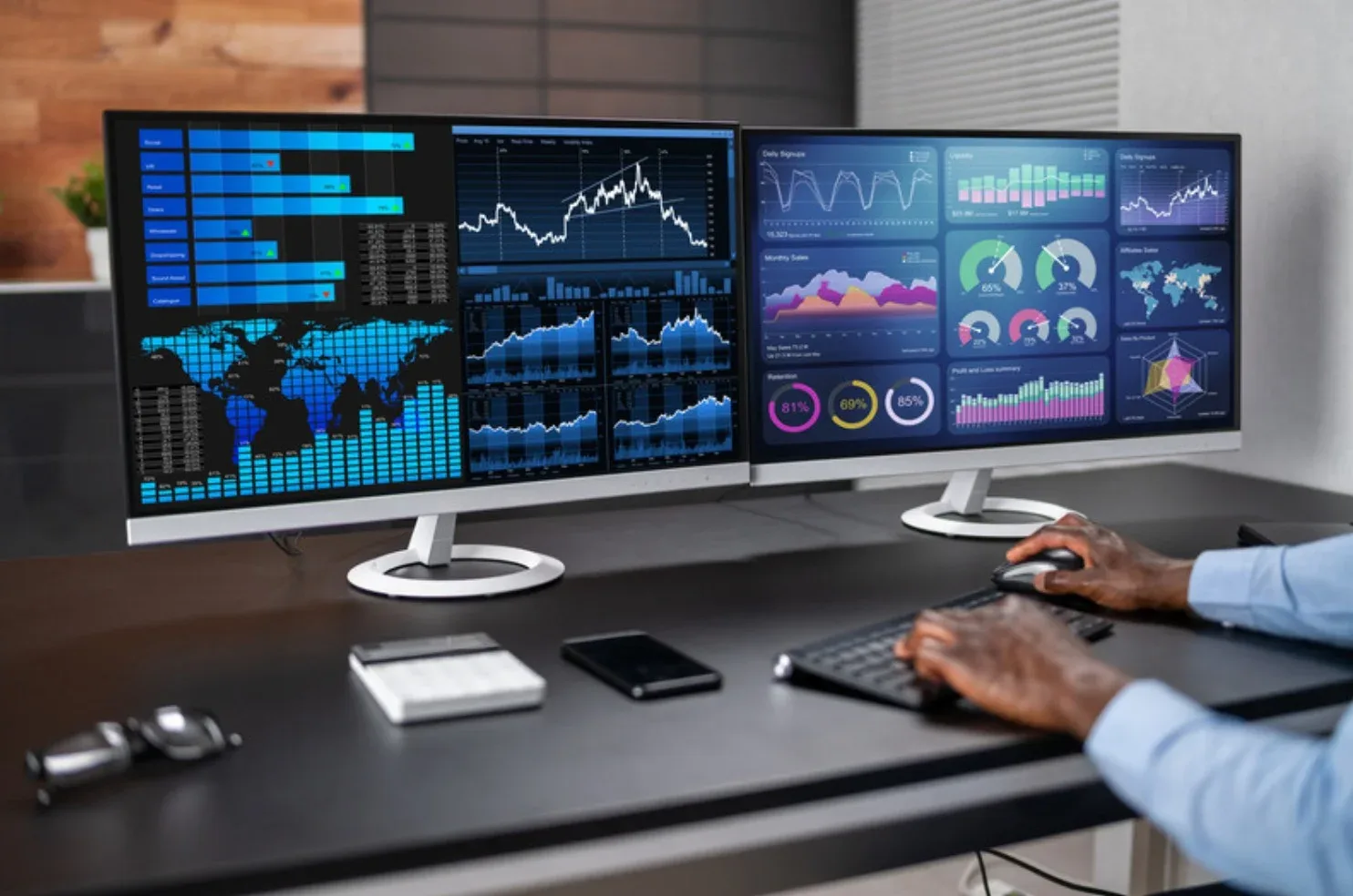 Marketing analytics dashboard